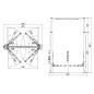 Preview: 2-Säulen-Hebebühne hydraulisch - OV 4,0 t, 400 V, H: 5,00 m - RP-6314B2